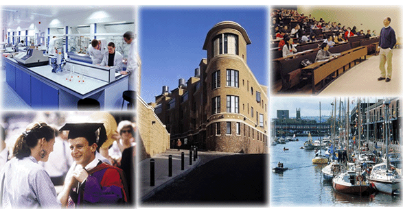 A montage of photos of Bristol, the University, and research and teaching in the School of Chemistry