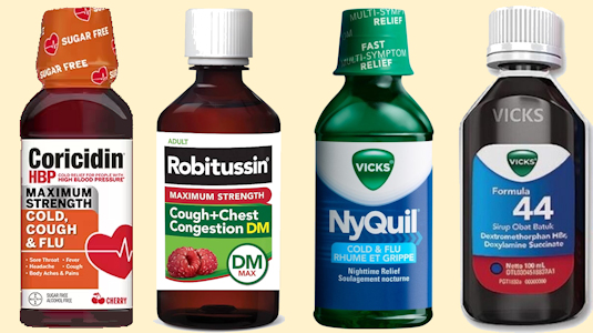 Cough medicines that contain dextromethorphan