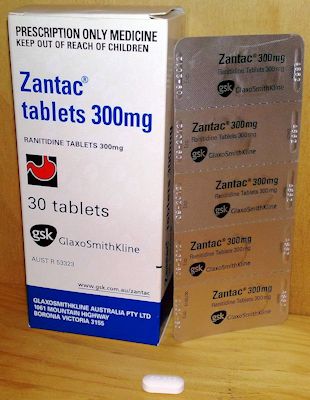 Zantac (Ranatidine) - photo: Editor182 / Public domain