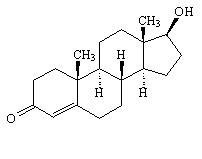 Testosterone - click for 3D VRML structure