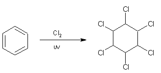 hexa-chlorinated benzene