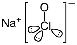 Structure of sodium hypochlorite