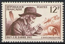 Fabre on a French stamp - image taken from: http://www.bugsonstamps.com/france/france-images/france_xx_fabre.jpg