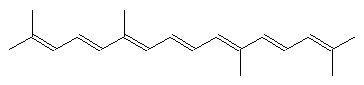 Carotene Structure