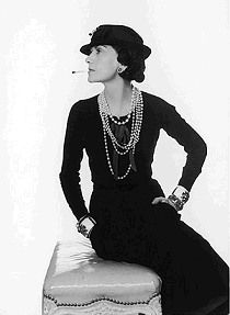 Chanel - image from: http://www.telegraph.co.uk/fashion/graphics/2007/07/29/st_chanel1.jpg, photo by Man Ray, 1935