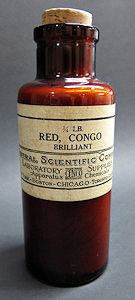 Bottle of Congo Red dye