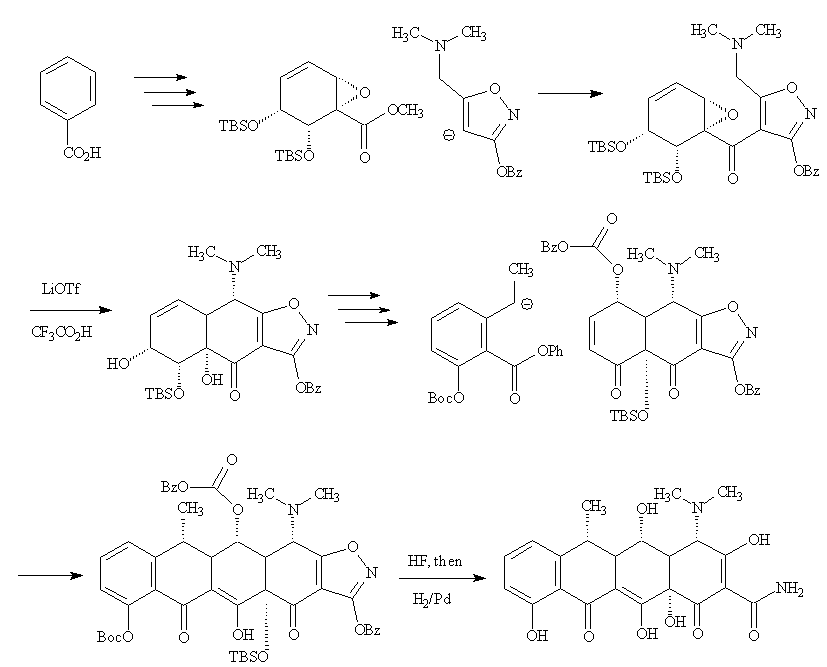 Synthesis of doxycycline