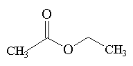 Ethyl Acetate - click for 3D structure