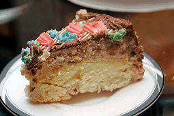 A slice of kiev cake