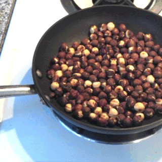 Roasted hazelnuts