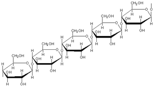 Structure of cellulose - click for 3D VRML structure