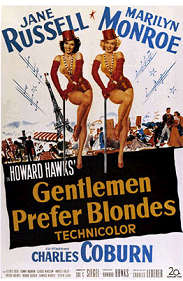 Poster for Gentlemen prefer Blondes, from: http://eu.movieposter.com/poster/b70-2965/Gentlemen_Prefer_Blondes.html