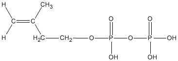 3-Methyl-3-butenyl pyrophosphate. Click for 3D structure