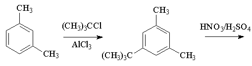 synthesis of musk xylene