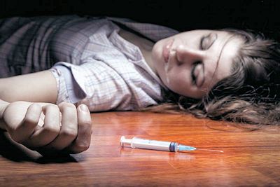 A heroin overdose