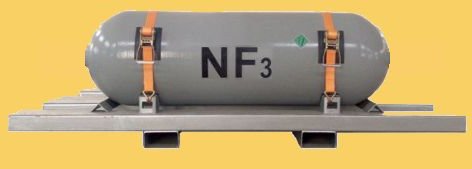 A cylinder of NF3