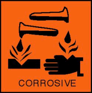 Corrosive label