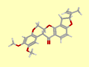 rotenone - click for 3d structure