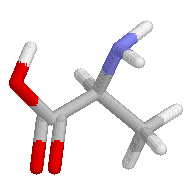 alanine - click for 3d structure