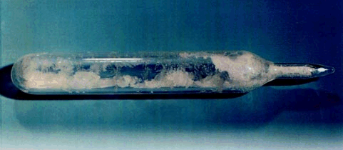 UF6 in a bottle - from:  http://web.ead.anl.gov/uranium/guide/uf6/index.cf