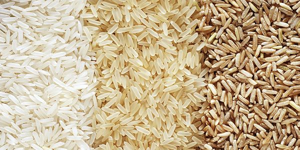 Rice after milling and polishing