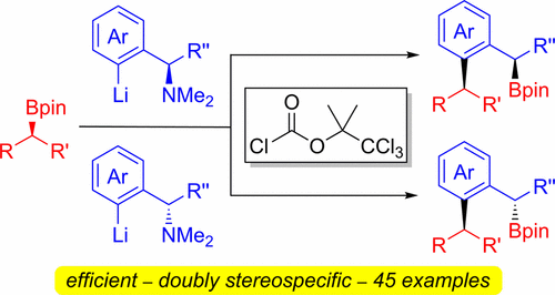Enantiospecific Synthesis of ortho-Substituted Benzylic Boronic Esters by a 1,2-Metalate Rearrangement/1,3-Borotropic Shift Sequence