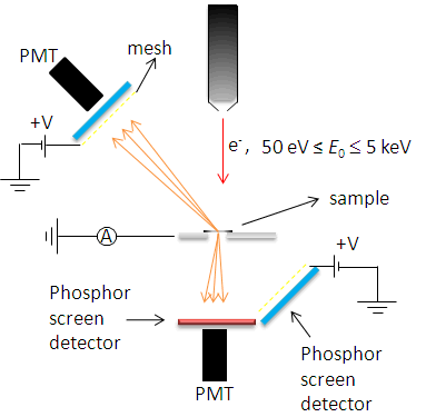 Schematic of the SEE set-up