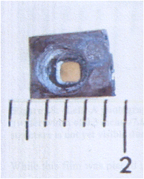 Photo of diamond membrane