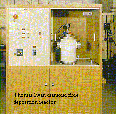 The Thomas Swan HF diamond fibre deposition ractor