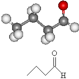 Butanal - Click for 3D structure