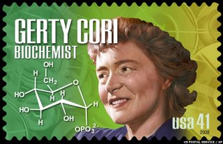 The Gerti Cori stamp