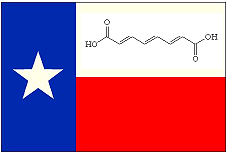 Tamuic acid on the Texan flag