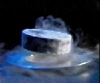 The Meissner Effect - Click to see the QuickTime movie