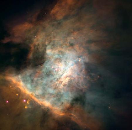 The Orion Nebula, taken from HST