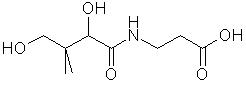 The Chemical Structure of Pantothenic Acid