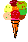 Picture of animated ice cream