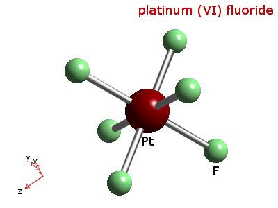 Crystal structure of platinum (VI) fluoride