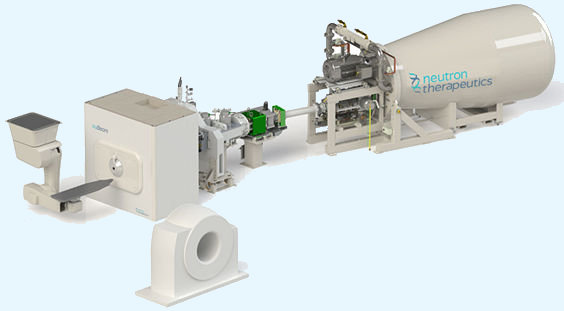 Novel technological solution for producing a neutron beam Novel technological solution for producing a neutron beam