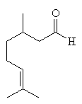 Citronellal - click for 3D structure