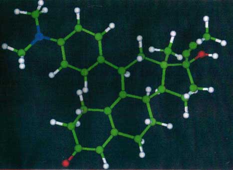 3D Structure Of Mifepristone