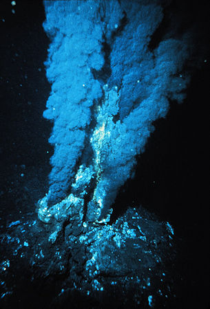 A ‘black smoker’ hydrothermal vent