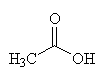 Acetic acid - click for 3D structure