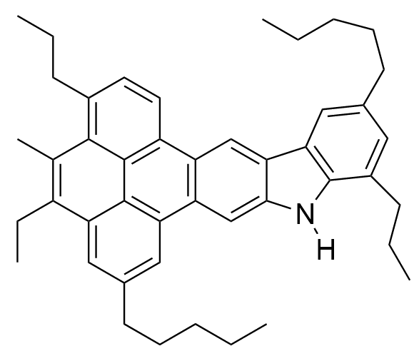 One type of island asphaltene