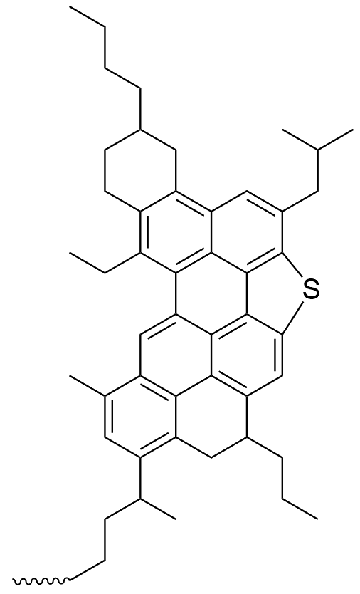 Yet another type of island asphaltene