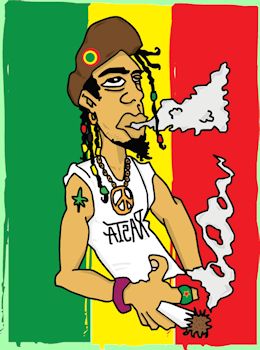 Rastafarians popularised ganja