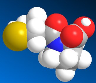 Captorpril space-fill