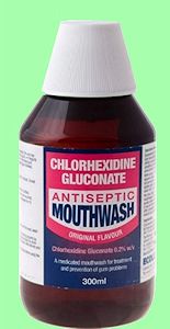 Chlorhexidine mouthwash
