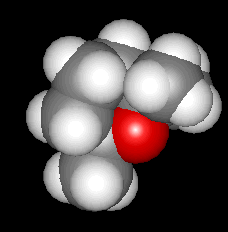 Space fill structure of cineole