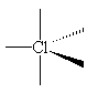 Trigonal bipyramid shape