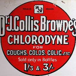 Chlorodyne label